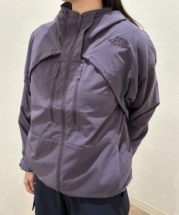 amiriさんの「BEAMS WOMEN｜THE NORTH FACE / スワッシュ ジャケット　UVケア アウトドア キャンプ 登山 遠足 運動会 紫外線対策」を使ったコーディネート