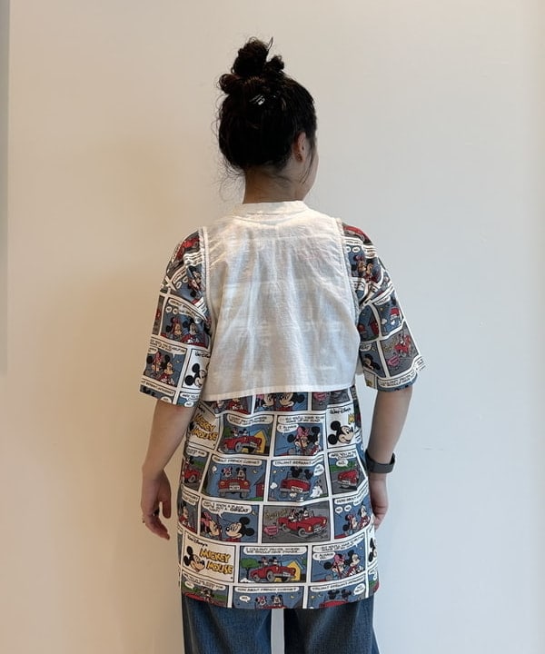 清水 彩乃さんの「BEAMS WOMEN｜【別注】BUZZ RICKSON'S / USN デニム トラウザーズ」を使ったコーディネート