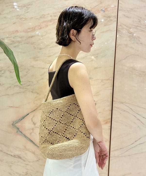 AONO SHIKAMAさんの「BEAMS WOMEN｜リブニット タンクトップ」を使ったコーディネート