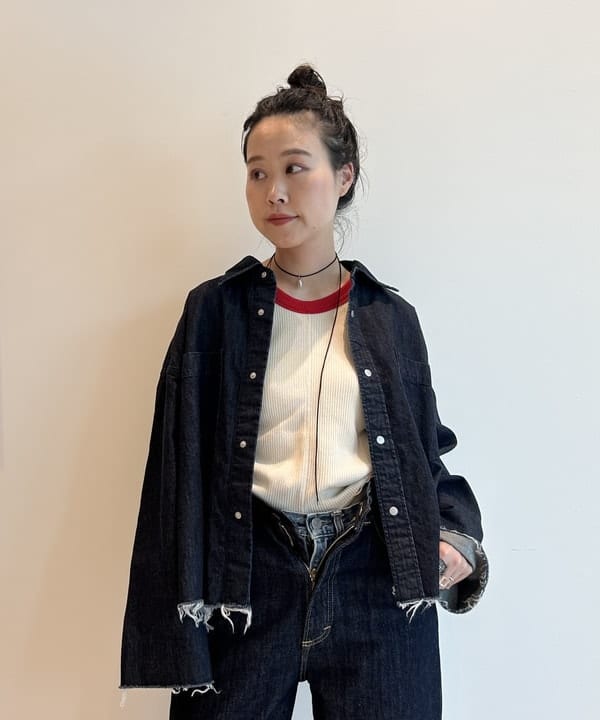 清水 彩乃さんの「BEAMS WOMEN｜【別注】orSlow / No.8 DENIM NEW」を使ったコーディネート