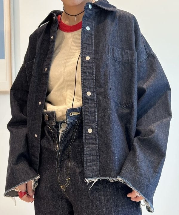 清水 彩乃さんの「BEAMS WOMEN｜【別注】orSlow / No.8 DENIM NEW」を使ったコーディネート