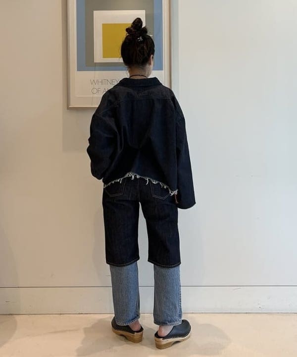 清水 彩乃さんの「BEAMS WOMEN｜【別注】orSlow / No.8 DENIM NEW」を使ったコーディネート