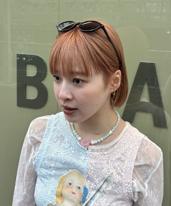 ナカノ アイさんの「BEAMS WOMEN｜2タック カーブ バレル チノパンツ」を使ったコーディネート
