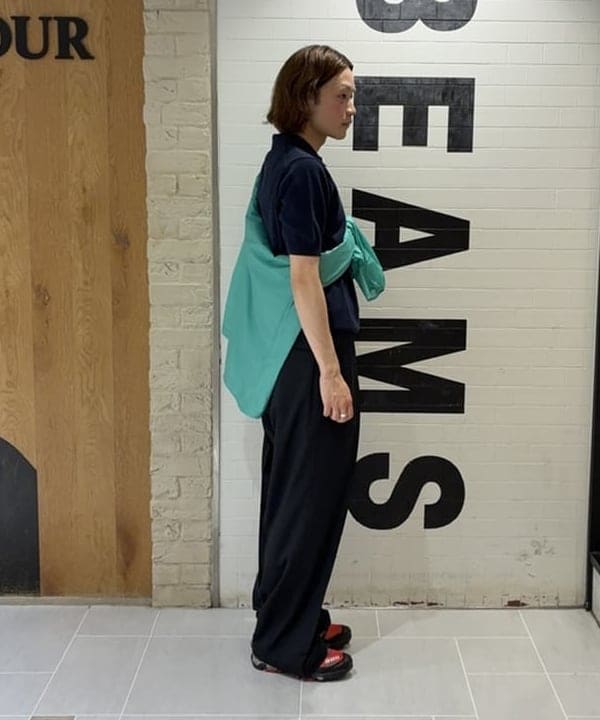 マツミヤさんの「BEAMS WOMEN｜【別注】FRED PERRY / Half-Zip Knit Polo」を使ったコーディネート