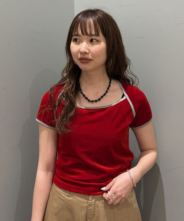 reiさんの「BEAMS WOMEN｜ワイド タック チノ パンツ」を使ったコーディネート