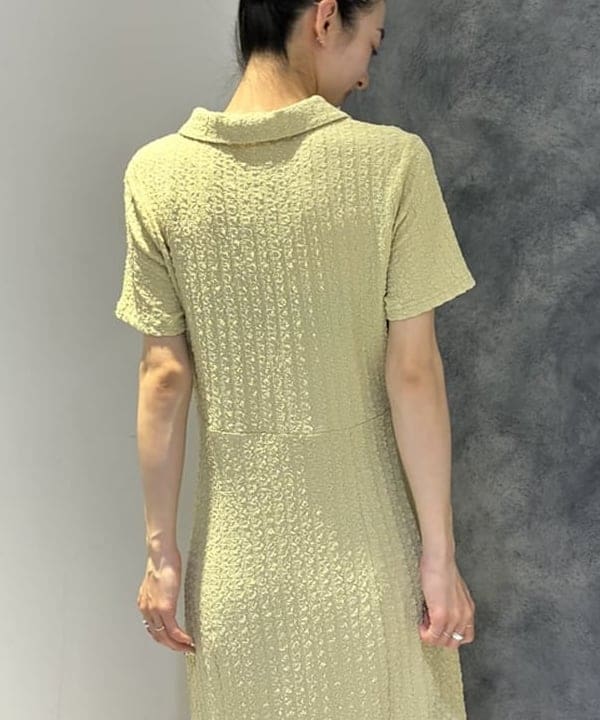 ササキさんの「BEAMS WOMEN｜カット ジャカード マーメイド ワンピース」を使ったコーディネート