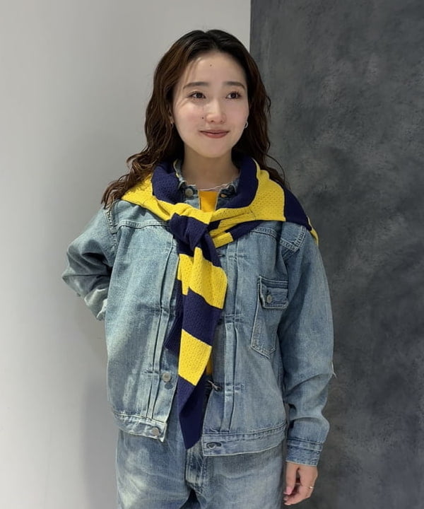 モモさんの「BEAMS WOMEN｜【別注】orSlow / 50th Monroe Jacket」を使ったコーディネート