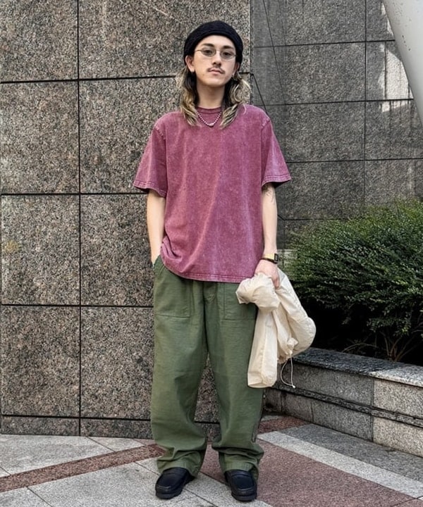 Ryohei Takataさんの「BEAMS WOMEN｜ユニーク ニット ハット」を使ったコーディネート