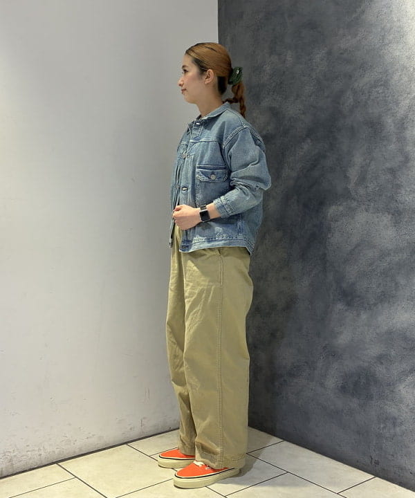 たぐみさんの「BEAMS WOMEN｜VANS / VANS For BEAMS BOY Authentic Vintage Orange」を使ったコーディネート