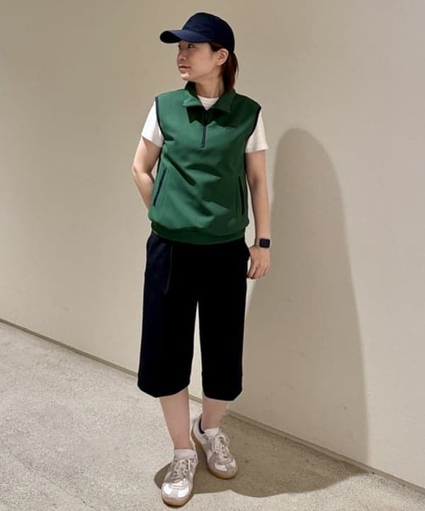 【BEAMS GOLF】ラップキュロット ネイビー 裏地付き 千鳥柄 ビームス ゴルフ 京都髙島屋S.C.店（1194752） スタイリング