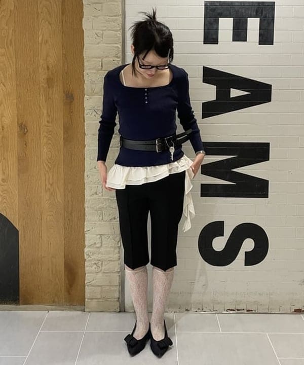 rinnaさんの「BEAMS WOMEN｜ストレッチ カプリ パンツ」を使ったコーディネート