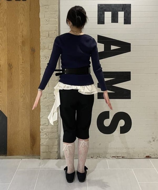 rinnaさんの「BEAMS WOMEN｜ストレッチ カプリ パンツ」を使ったコーディネート