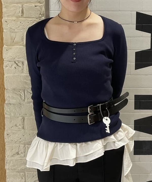 rinnaさんの「BEAMS WOMEN｜ストレッチ カプリ パンツ」を使ったコーディネート