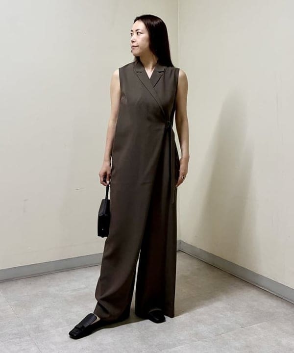 関 桂子さんの「BEAMS WOMEN｜シアー ハーフスリーブ ジャケット」を使ったコーディネート