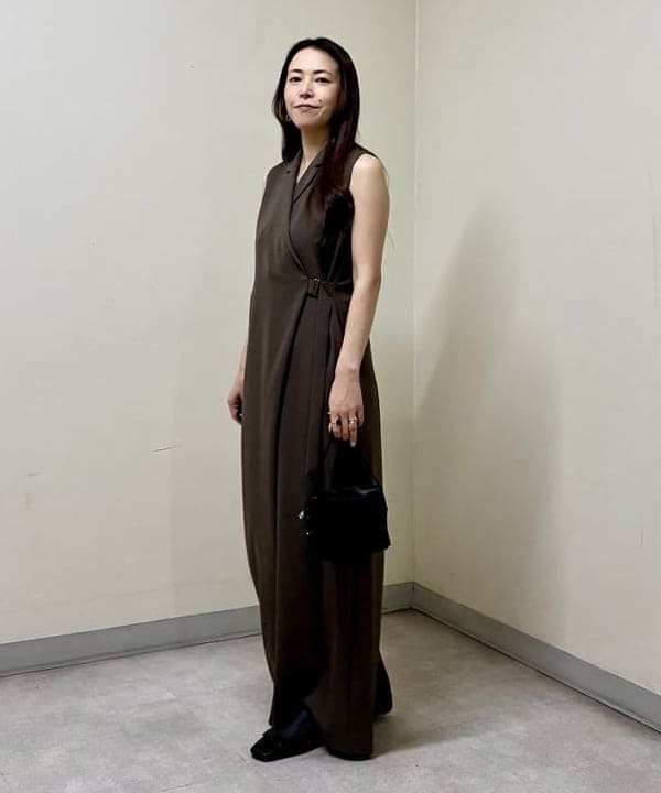 関 桂子さんの「BEAMS WOMEN｜シアー ハーフスリーブ ジャケット」を使ったコーディネート