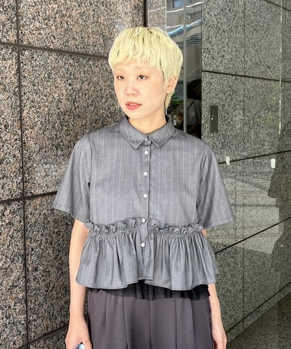 あさひさんの「BEAMS WOMEN｜サテン ホーボ ーバッグ」を使ったコーディネート