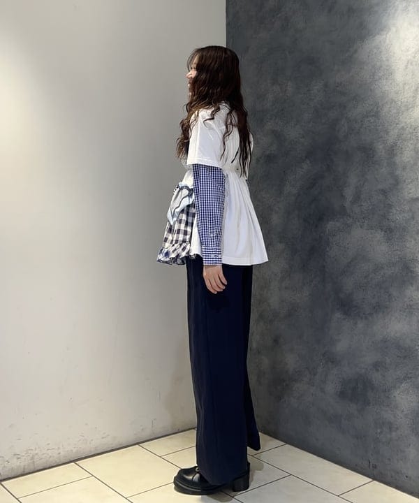 ハルカさんの「BEAMS WOMEN｜【別注】TORI-TO / ティアード Tシャツ」を使ったコーディネート