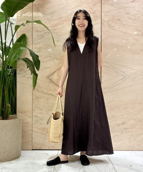 中丸　栞さんの「BEAMS WOMEN｜MAISON N.H PARIS / AVRIL トートバッグ」を使ったコーディネート