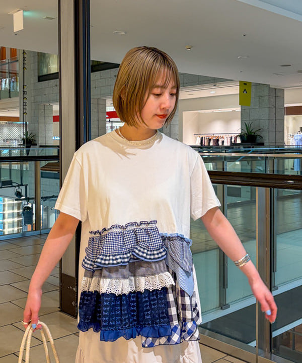 （や）ビームスライト ノーカラージャケット 新品サイズ38&amp;シフォンスカート BEAMS LIGHTS（ビームスライツ）の「BEAMS LIGHTS / ダンボール ノー