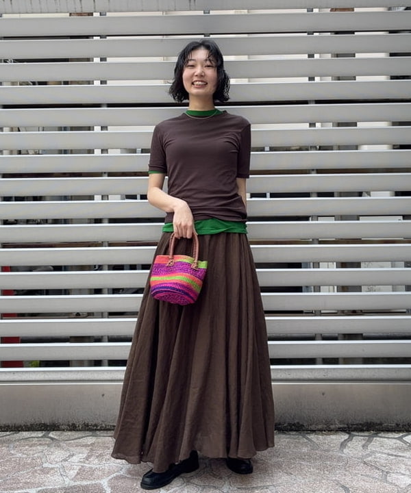Kanaeさんの「BEAMS WOMEN｜AK+1 / シアー Tシャツ」を使ったコーディネート
