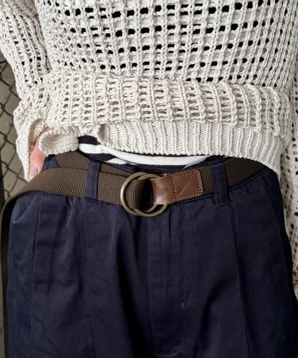 むりょさんの「BEAMS WOMEN｜GEVAERT BANDWEVERIJ / 30mm ソリッド ベルト 23FW」を使ったコーディネート