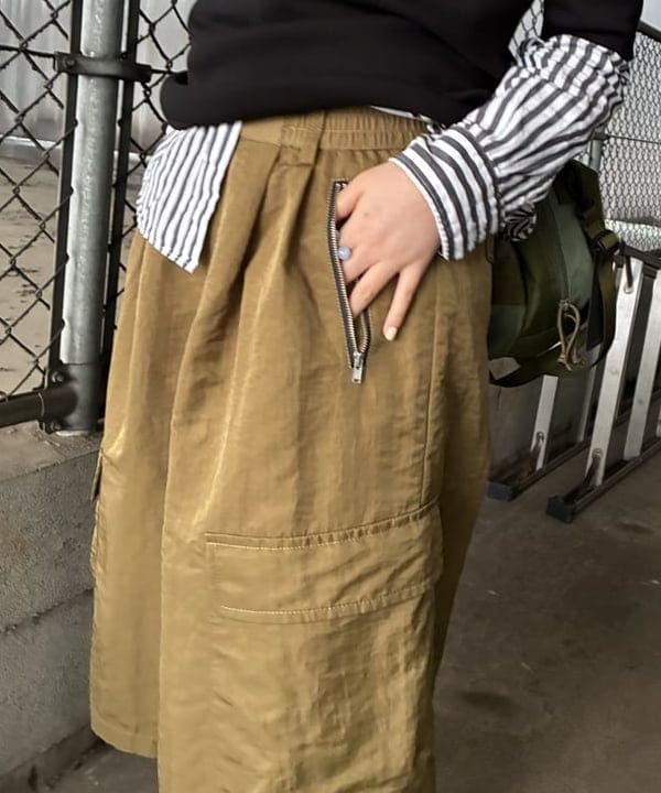 晶さんの「BEAMS WOMEN｜カーゴ ハーフ パンツ」を使ったコーディネート