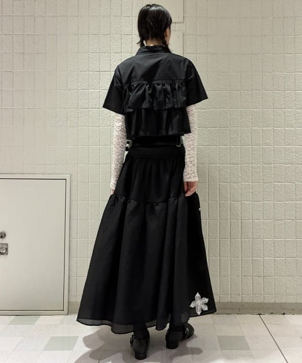 神坂 莉子さんの「BEAMS WOMEN｜ワイド ダブル バックル ベルト」を使ったコーディネート