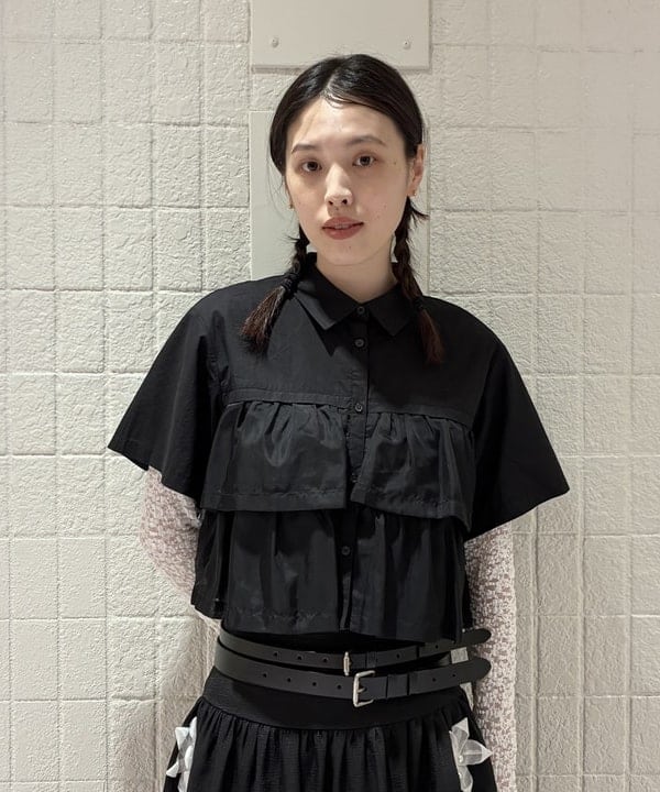 神坂 莉子さんの「BEAMS WOMEN｜ワイド ダブル バックル ベルト」を使ったコーディネート