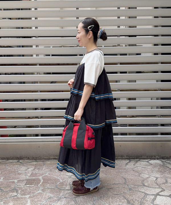 コウリキ　マミさんの「BEAMS WOMEN｜【別注】trepied / キャミワンピース」を使ったコーディネート