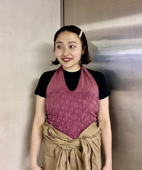 葛岡 七海さんの「BEAMS WOMEN｜ATON / コンパクト Tシャツ」を使ったコーディネート