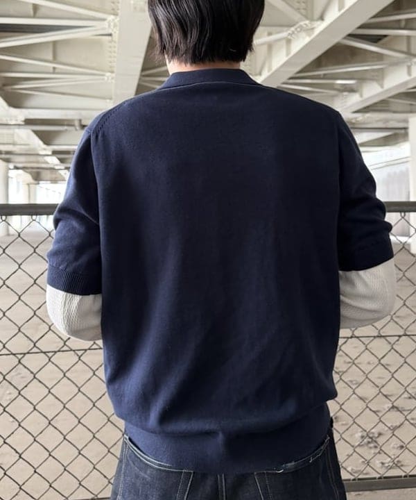 川崎 駿希さんの「BEAMS WOMEN｜BEAMS｜【別注】FRED PERRY / Half-Zip Knit Polo｜ポロシャツ ｜ハーフジップ｜水洗い可」を使ったコーディネート