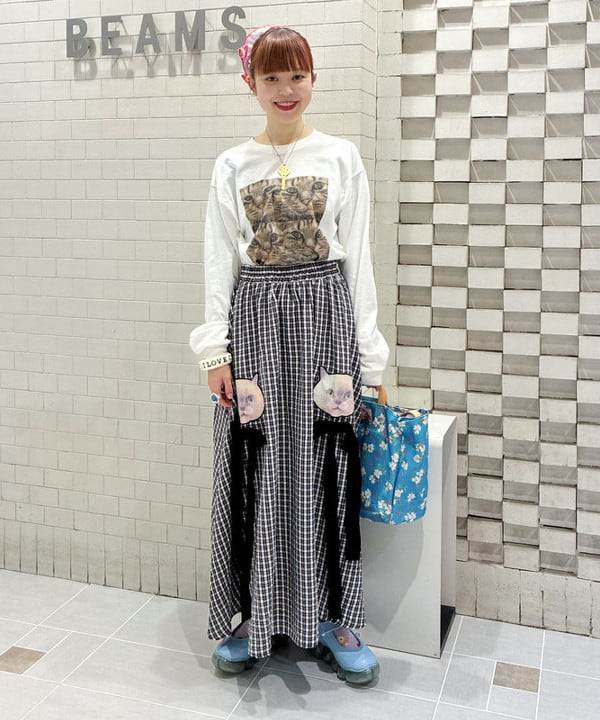 りかちょび/岸本梨佳さんの「BEAMS WOMEN｜【別注】BAG'n'NOUN / FLOWER 2WAY」を使ったコーディネート