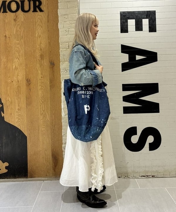 ando naoさんの「BEAMS WOMEN｜ドビー フリル スカート」を使ったコーディネート