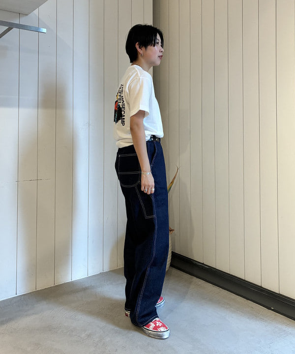 ミナミマリコさんの「BEAMS WOMEN｜THE NORTH FACE / ショートスリーブ ベース キャンプ ダッフル グラフィック Tシャツ」を使ったコーディネート