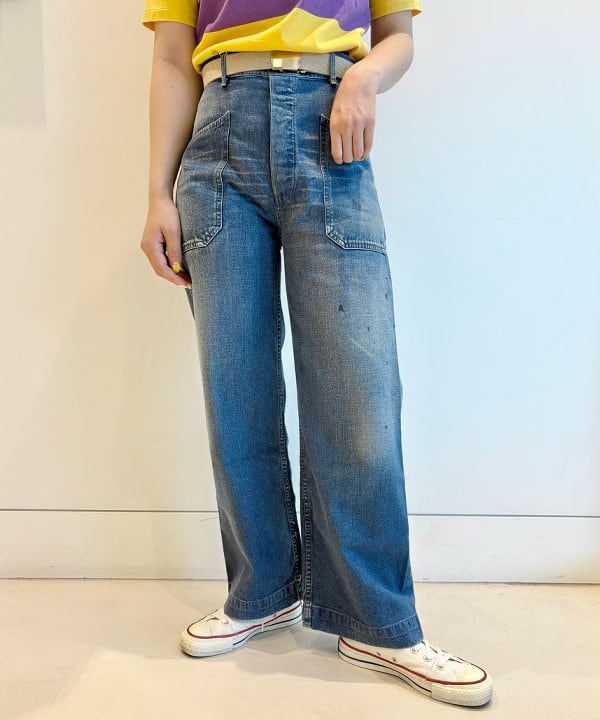 おのすさんの「BEAMS WOMEN｜【別注】WAREHOUSE & CO. / ボーダー Tシャツ」を使ったコーディネート