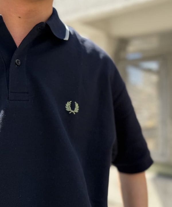 BAKU(東江 漠)さんの「BEAMS WOMEN｜【別注】FRED PERRY / リラックスフィット ピケ ポロシャツ」を使ったコーディネート