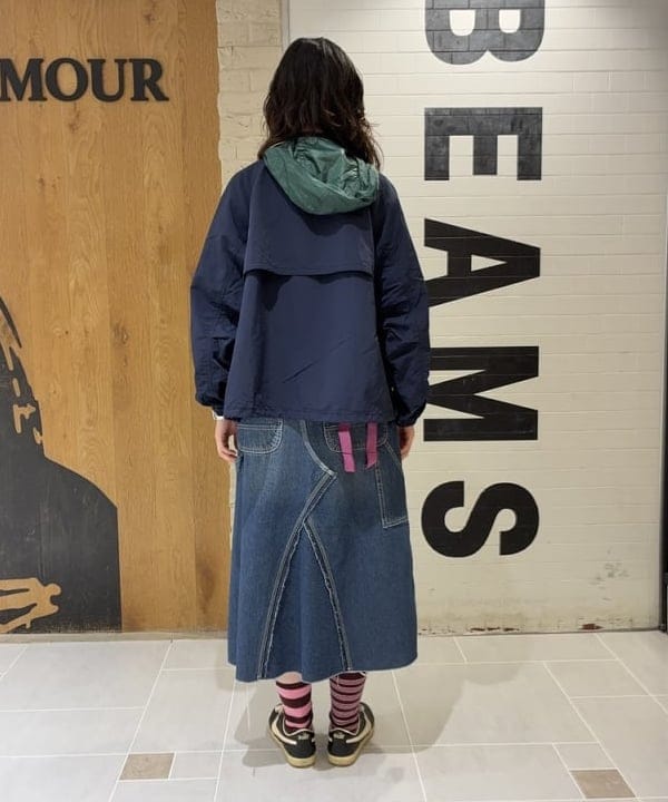 キラリさんの「BEAMS WOMEN｜ナイロン パッカブル フード ジャケット」を使ったコーディネート
