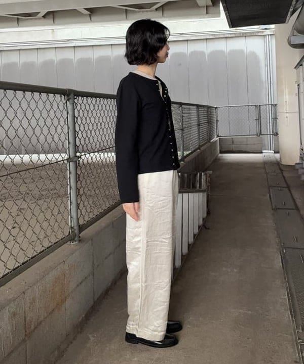 Kanaeさんの「BEAMS WOMEN｜ベルギー リネン ショートスリーブ＜イージーケア＞」を使ったコーディネート