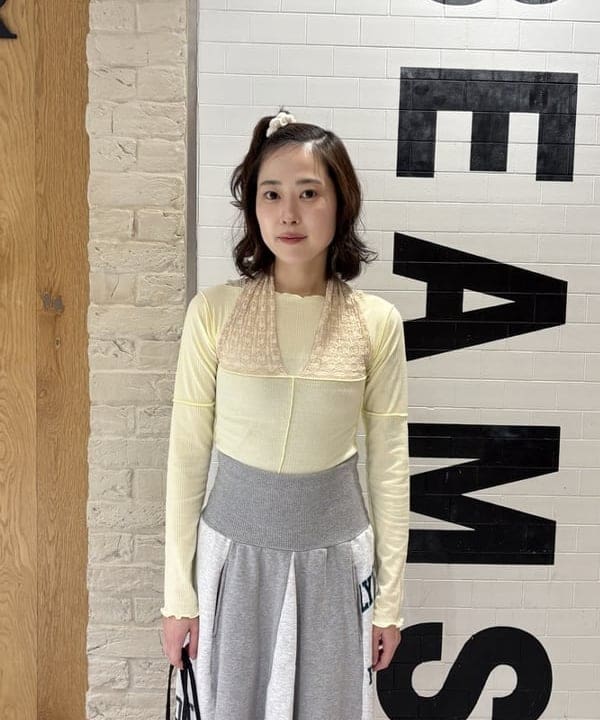 amaさんの「BEAMS WOMEN｜BAGMATI / Flower Bag」を使ったコーディネート