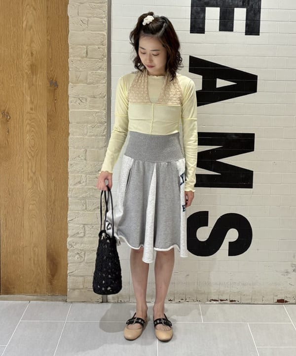 amaさんの「BEAMS WOMEN｜BAGMATI / Flower Bag」を使ったコーディネート