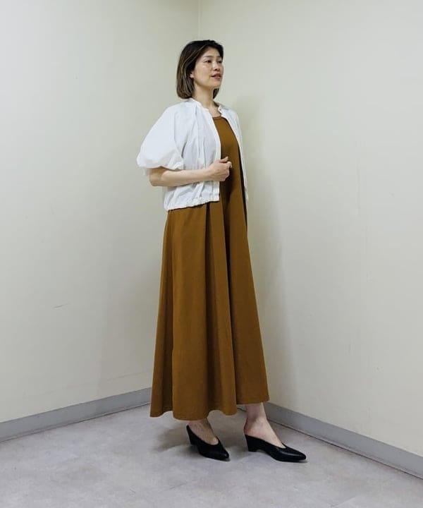 岩沢 珠代さんの「BEAMS WOMEN｜AK+1 / 2WAY フレア ワンピース」を使ったコーディネート
