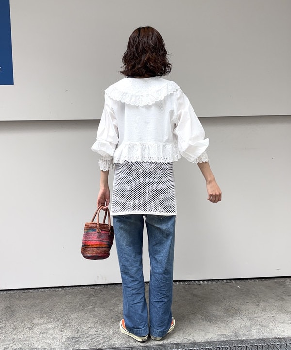 み　う　ちさんの「BEAMS WOMEN｜VANS / VANS For BEAMS BOY Authentic Vintage Orange」を使ったコーディネート
