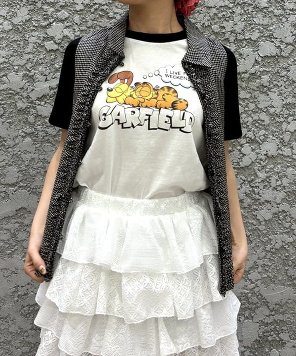 みゆうさんの「BEAMS WOMEN｜サッカー チェック フリル ノースリーブ」を使ったコーディネート