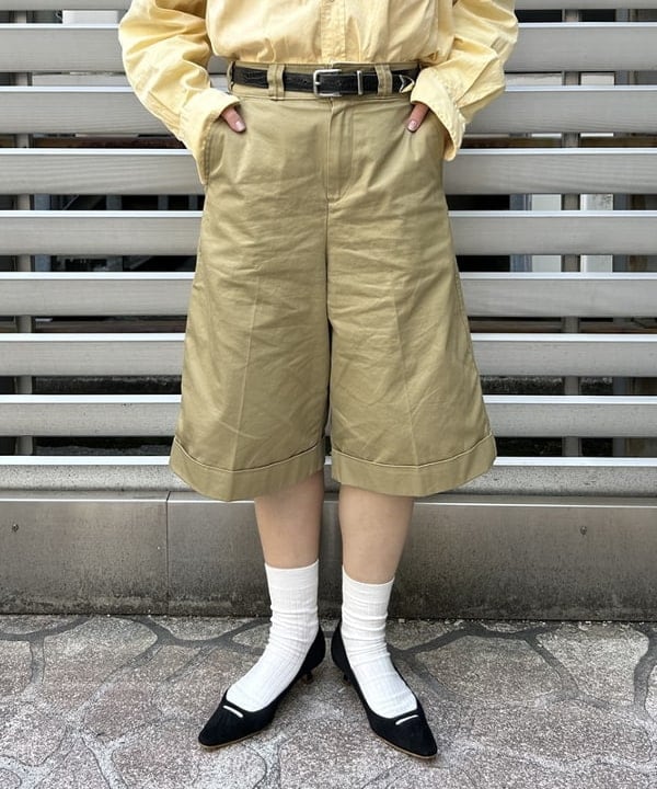 まつむさんの「BEAMS WOMEN｜チノ ショーツ」を使ったコーディネート