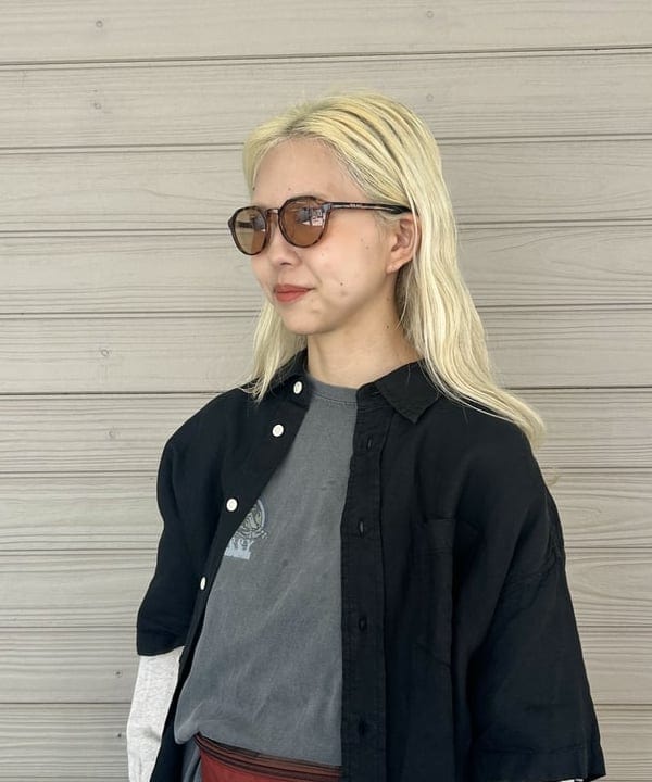MATSUMOTO AMIさんの「BEAMS WOMEN｜リネン ソリッド ショートスリーブ ＜イージーケア＞」を使ったコーディネート