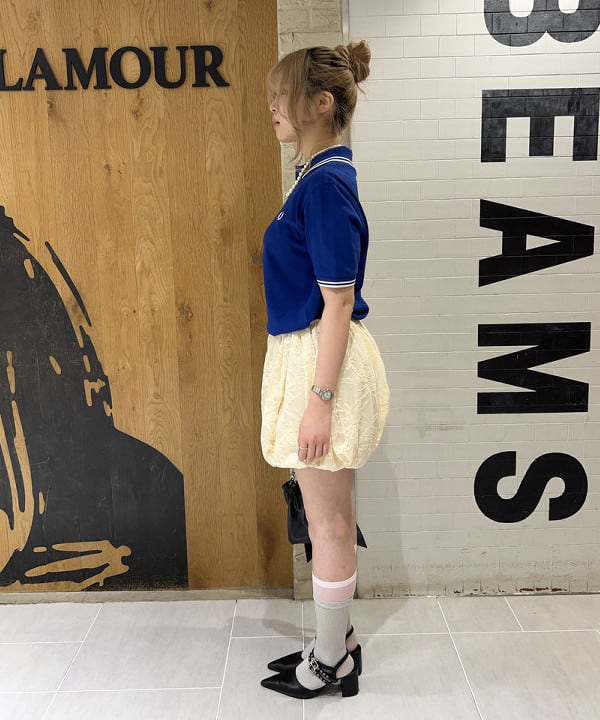 桃羽さんの「BEAMS WOMEN｜リボン チェーン バッグ」を使ったコーディネート