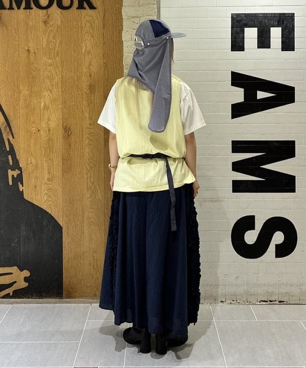 ando naoさんの「BEAMS WOMEN｜【別注】INFIELDER DESIGN / SHADE CAP」を使ったコーディネート
