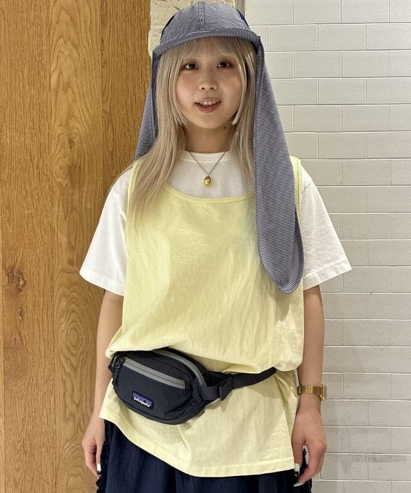 ando naoさんの「BEAMS WOMEN｜【別注】INFIELDER DESIGN / SHADE CAP」を使ったコーディネート