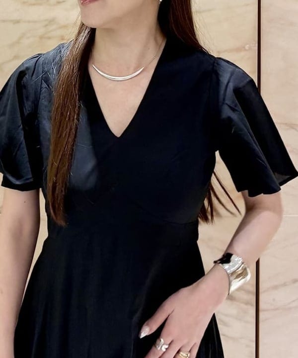 関 桂子さんの「BEAMS WOMEN｜【別注】MARIHA / せせらぎのワンピース ソリッド」を使ったコーディネート