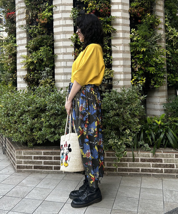 Sakiさんの「BEAMS WOMEN｜Sanca / Cotton Hemp Surf Knit Crew」を使ったコーディネート